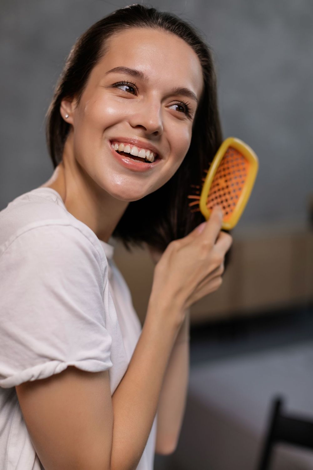 Woman relaxed at home